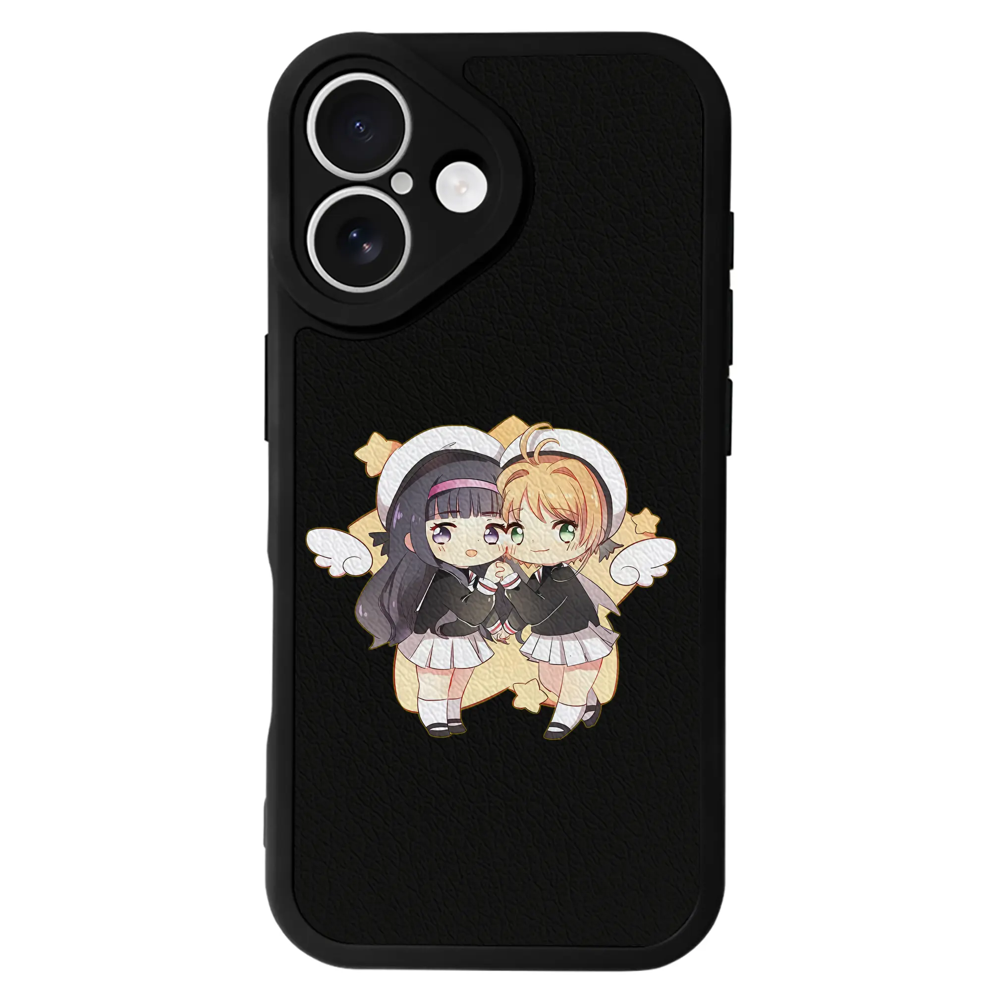 カードキャプターさくら グッズ,大道寺知世 - IPhone 16シリーズ対応 ・ シリコンスマホケース ・ レザー調 ・ 高精度フィット ・ 耐衝撃 ・ ワイヤレス充電対応 ・ 精密カット